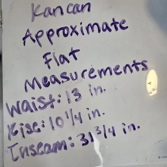 Kancan Medium Wash Distressed Raw Hem High Rise Sian Flare Jeans Size 25 - Picture 7 of 7